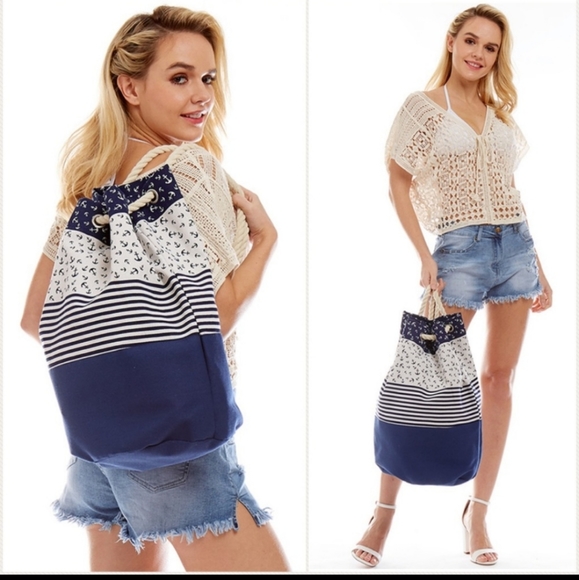 Nautical bucket bag - Picture 4 of 9